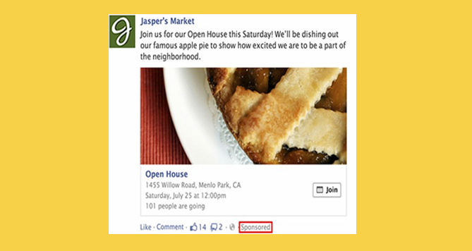Example of Facebook Event Ads