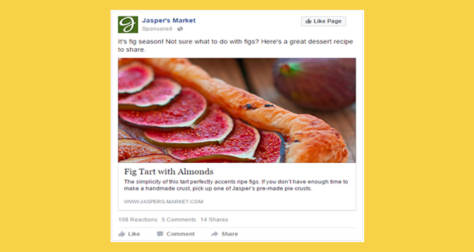 Example of Facebook Page like Ads